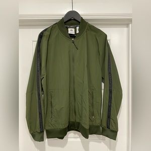 Adidas Taped Track Bomber Jacket - Men’s Large